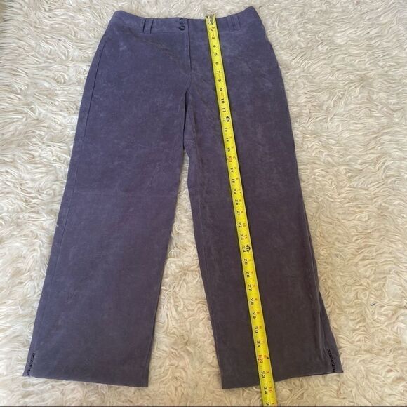 Norton Mcnaughton petite retro crop purple pants - Picture 7 of 9